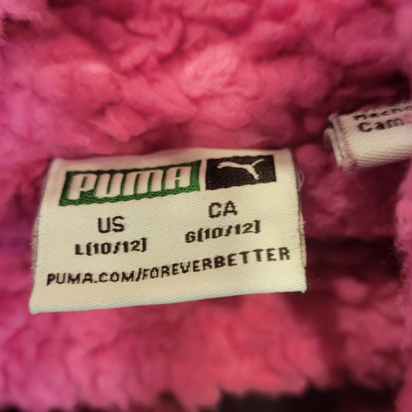 puma girls zip up sweater - Picture 3 of 4